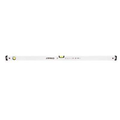 White spirit level, horizontal and vertical indicator, slope 2%, 150 CM