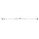 White spirit level, horizontal and vertical indicator, slope 2%, 150 CM