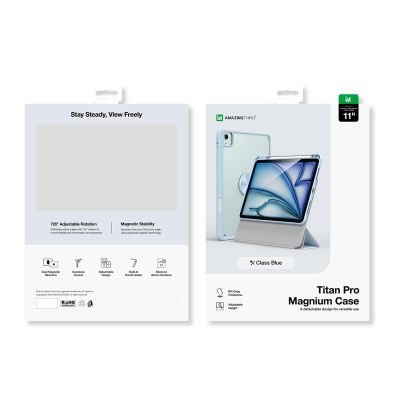6. AmazingThing Titan Pro Mag Case for iPad Air 11" M3/M4 (2025/2026) - blue