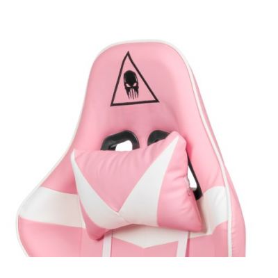 6. Kruger&Matz GX-150 White-Pink Gaming Chair