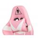 6. Kruger&Matz GX-150 White-Pink Gaming Chair