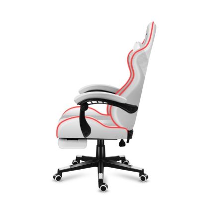 17. Huzaro Force 4.7 RGB White Gaming Chair