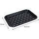 2. GRILLING TRAY 34x24CM NON-STICK BLACK