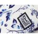 6. THE SOCIETY PACK XCLASSIC BACKPACK 181CPR702-72 OFF WHITE BLUE FLOWER ALLOVER