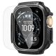 2. Spigen Rugged Armor Case + 9H Tempered Glass for Apple Watch Ultra 49mm - Matte Black