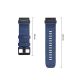3. Tech-Protect Nylon Classic Strap for Garmin Fenix ​​5X / 5X Plus / 6X / 6X Pro / 7X / 8 / 8 Pro / 9 / 9 Pro (51 mm) - Navy Blue