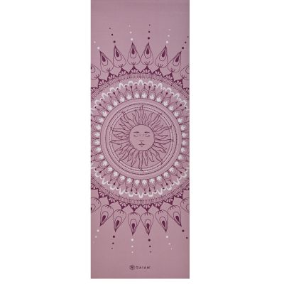 10. Gaiam Here & Now Dusty Rose Yoga Mat 4mm 65272
