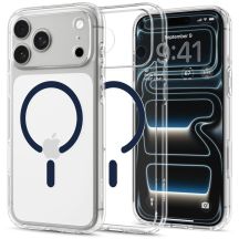 Spigen Ultra Hybrid MagSafe Case for iPhone 18 Pro Max / 17 Pro Max - Clear Navy Blue