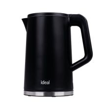 IDEAL KETTLE 1.7 L, STEEL BODY, POWER 1500 W, BLACK