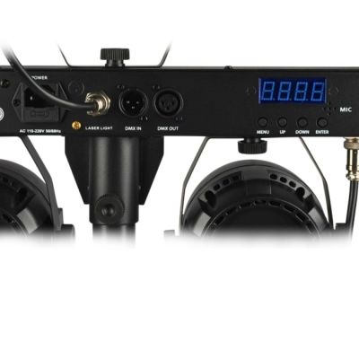 17. LIGHT4ME multi-effect LED PAR DERBY LASER BEAM