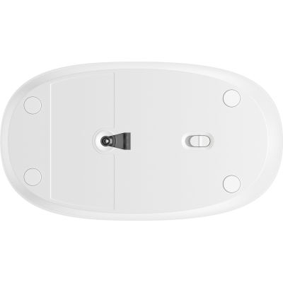 5. HP 240 Lunar White Bluetooth Mouse, Wireless, White, 793F9AA