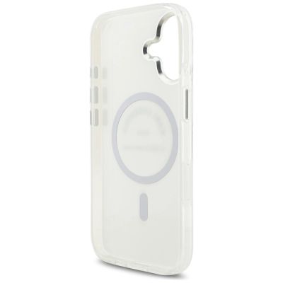 7. Karl Lagerfeld IML Karl RSG Logo MagSafe Case for iPhone 17 - Transparent
