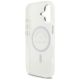 7. Karl Lagerfeld IML Karl RSG Logo MagSafe Case for iPhone 17 - Transparent