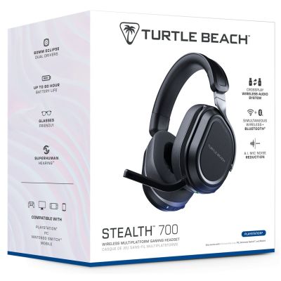 10. Turtle Beach Stealth 700 Wired Headband Gaming Bluetooth Headset Black