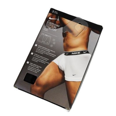 7. Nike Trunk Dri-FIT 3PK Men's Boxer Briefs 3-Pair Set - 0000KE1008-U9W