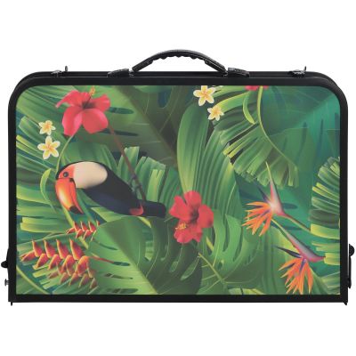 2. FOLDABLE CAMPING TABLE 60X45X25/56CM FLOWER