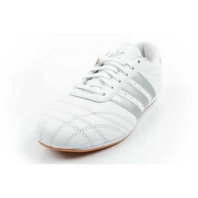 3. Adidas women's sports shoes Taekwondo Lace white fashionable leather