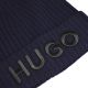 3. Hugo Boss woolen navy blue winter beanie hat - 50495778-410