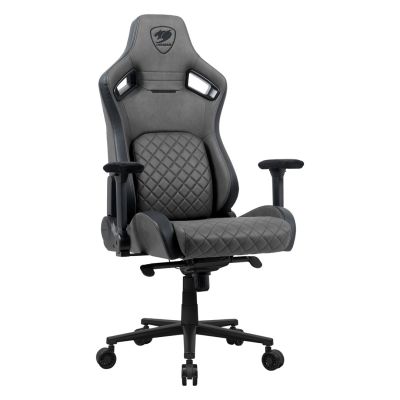 4. COUGAR CGR-DSF-GRB Universal Gaming Chair Upholstered Seat Gray