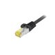 Equip 605110 Network Cable Black 25m Cat6a S/FTP (S-STP) Round