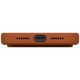 5. Uniq Lino Case for iPhone 17 Pro Max Magclick Charging - Orange