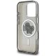 7. Karl Lagerfeld IML Glitter Karl & Choupette Sketch Logo MagSafe Case for iPhone 16 Pro - Black