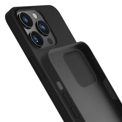 5. 3mk Silicone Case for iPhone 16 Pro - Black