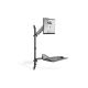 40. Single wall-mounted arm LCD + keyboard, max. 32", max. 8 kg, tilt and swivel
