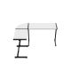 26. Huzaro Hero 6.0 White Gaming Desk