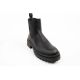 2. GAP women's Louise shoes black ankle boots fashionable slip-on