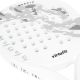 13. VIRTUFIT HYBRID PADEL RACKET - WHITE-GRAY