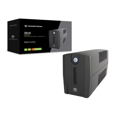 5. Conceptronic UPS 850 VA/480 W/2xUK/HID USB/RJ45in/Out/AVR sw