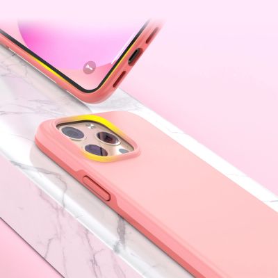 3. Choetech MFM Anti-drop case Made For MagSafe for iPhone 13 Pro pink (PC0113-MFM-PK)
