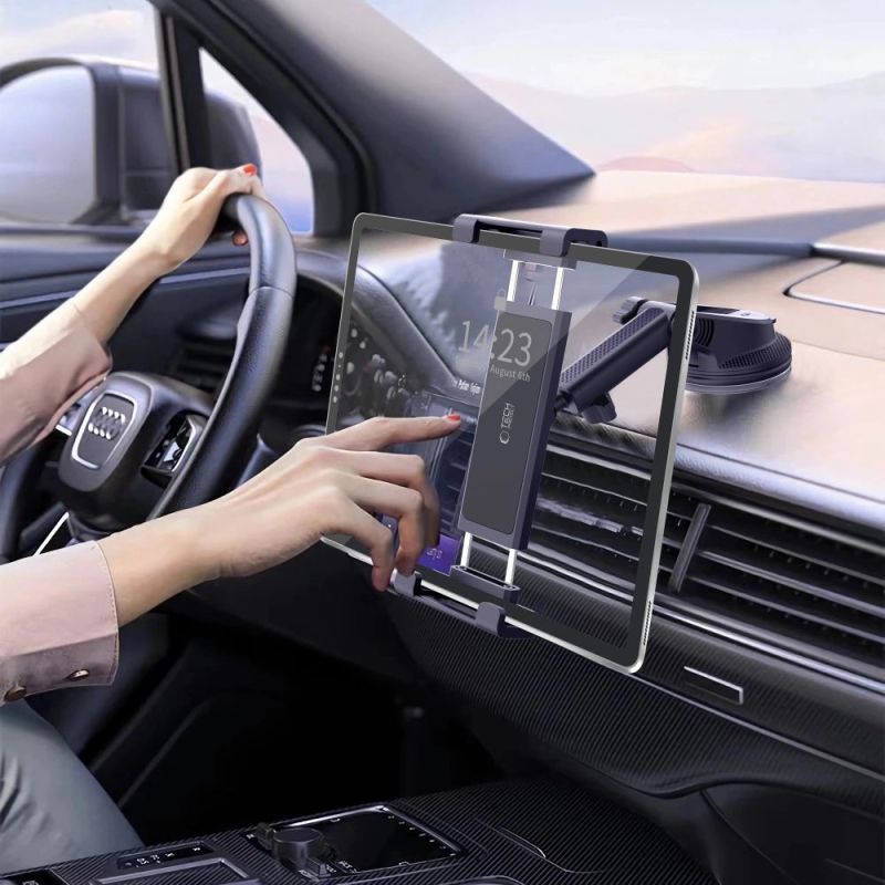 6. Tech-Protect V4 Car Tablet Holder for Cockpit Mount - Black