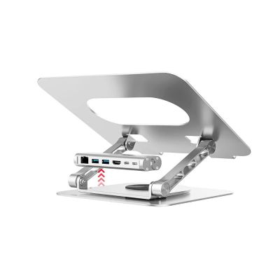 8. UNITEK LAPTOP STAND + USB-C HUB, HDMI 1.4, 4K, PD 100W
