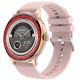 4. Rubicon RNCF35 ROSE GOLD Women's Smartwatch Bracelet + Strap Pink