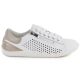 2. Women's leather barefoot shoes, openwork, white, Gino Fabiani OL38-6