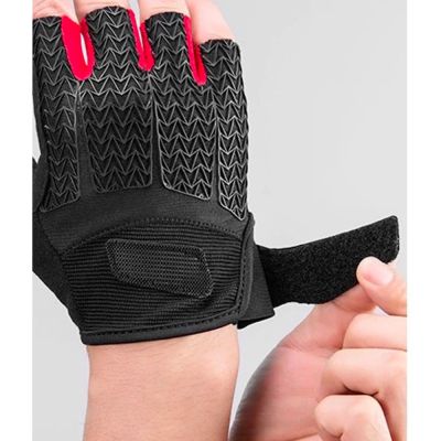 8. Rockbros S169BR XXL cycling gloves with gel inserts - black and red