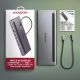 9. Axagon HMC-4KX3 Wired Docking Station USB 3.2 Gen 1 (3.1 Gen 1) Type-C Gray