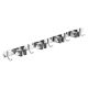 3. MACLEAN WALL ORGANIZER FOR GARDEN TOOLS AND MOPS, STEEL, WITH HOOKS, MAX LOAD 20KG, WIDTH 49CM MC-184