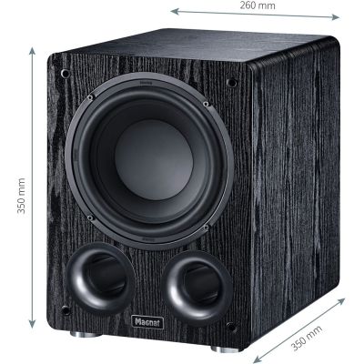 5. Magnat Alpha RS8 Active Subwoofer Black