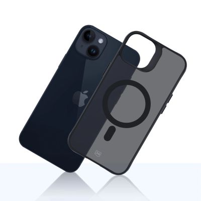 12. 3mk Smoke MagCase with MagSafe for iPhone 14 Plus - Semi-Transparent