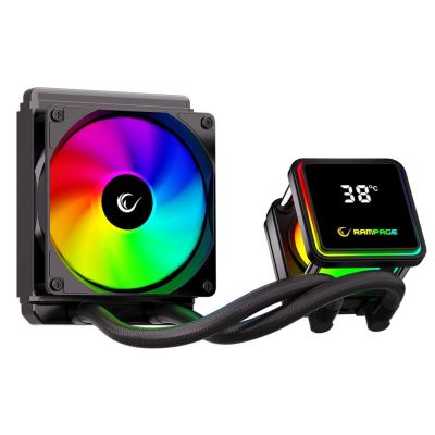 6. RAMPAGE INFINITE V120 BLACK Liquid Cooling