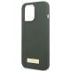 6. Guess GUHMP13XSPLA iPhone 13 Pro Max 6.7" green/khaki hard case Silicone Logo Plate MagSafe