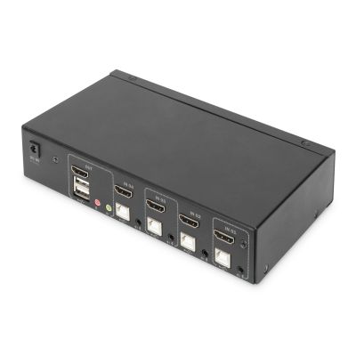 4. KVM Switch, 4-Port, Single Display, 4K, HDMI