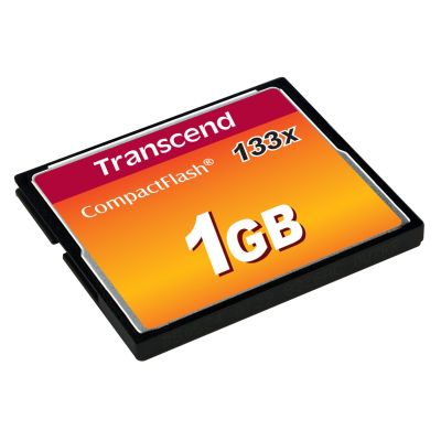 2. Transcend 1GB CF 133x CompactFlash MLC Memory Card