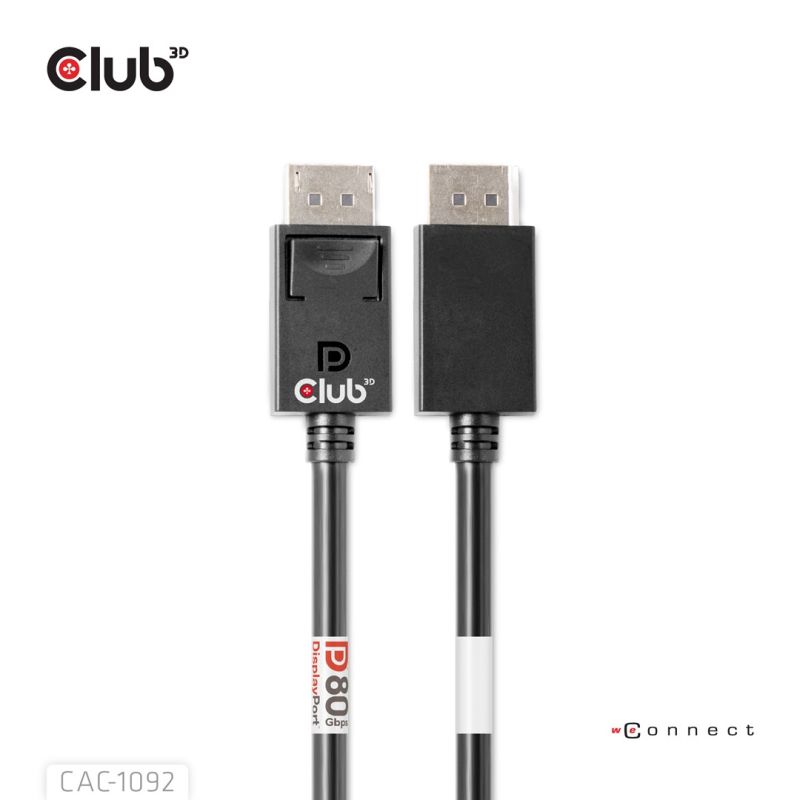 CLUB3D CAC-1092 DisplayPort Cable 1.6m Black