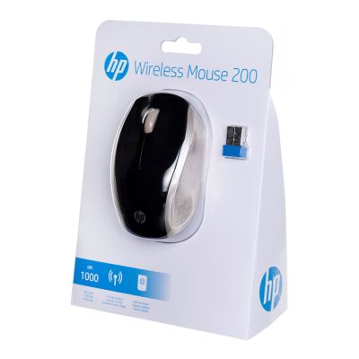 6. HP Wireless Mouse 200 Silk Gold Wireless Black and Gold 2HU83AA