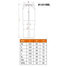 NEO tools 81-231-XXXL protective trousers