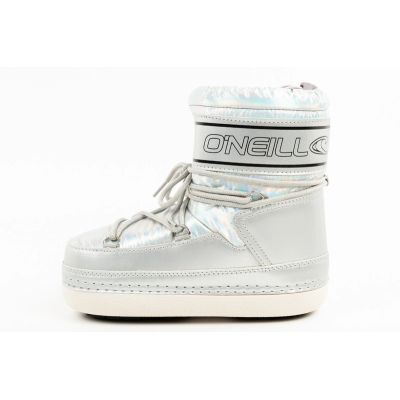 3. O'neill Lisa High silver insulated winter snow boots for girls